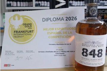 Un Whisky Des Alpujarras d’Almeria Remporte La Grande Médaille d&rsquo;Or à Francfort.