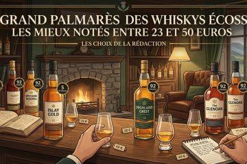 Le Grand Palmarès Des Whiskys Ecossais Les Mieux Notés, Entre 23 A 50 Euros.