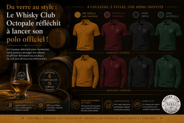 Du verre au style : le Whisky Club Octopale réfléchit à lancer son polo officiel !