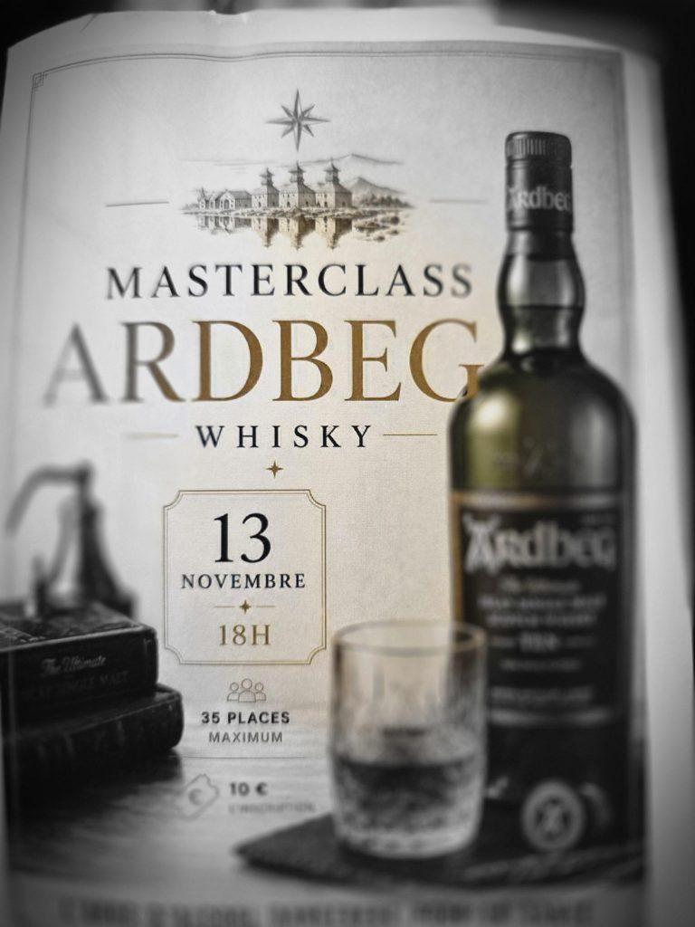 Masterclass Whisky Ardbeg Chez Olivier Vins Et Compagnie. Jauge Limitée !